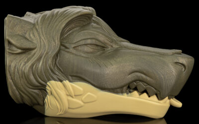 Alternative view of Sapphire's Muzzle - One Size