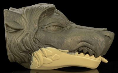 Alternative view of Sapphire's Muzzle - One Size