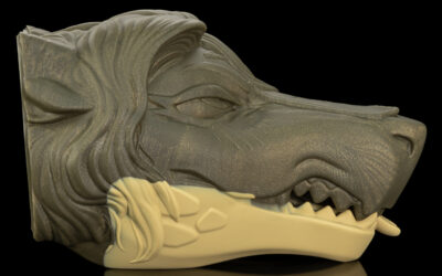 Alternative view of Sapphire's Muzzle - One Size